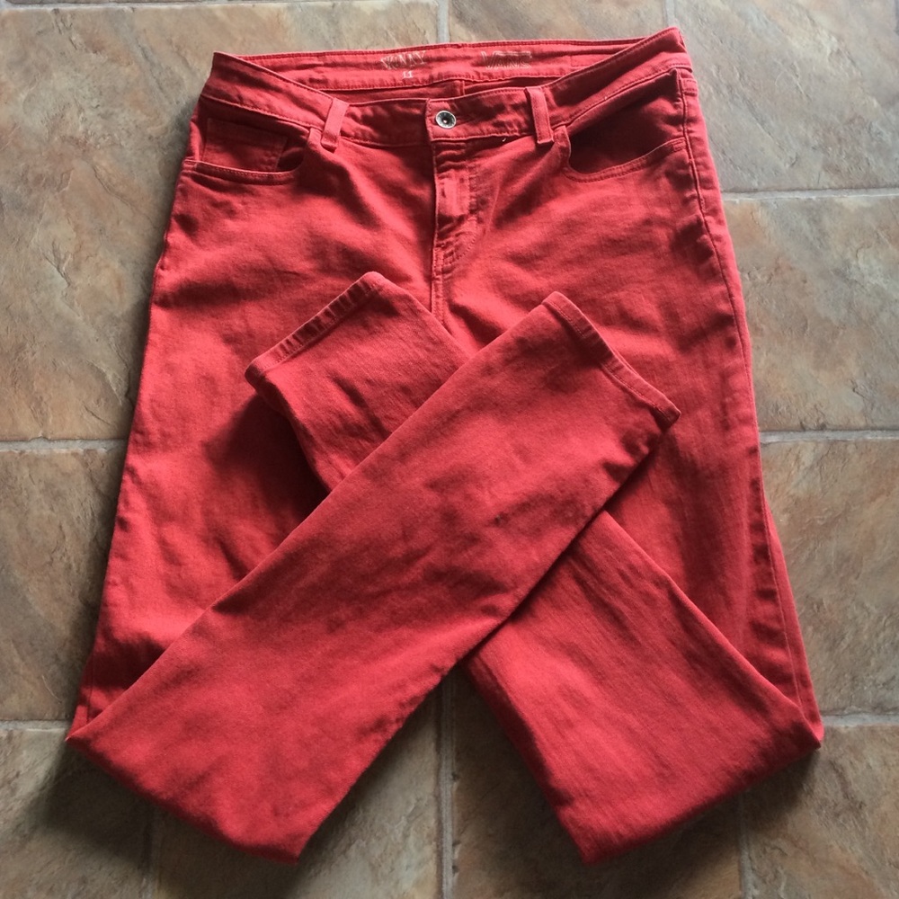 Vans Women's Skinny Jeans - Vibrant Red